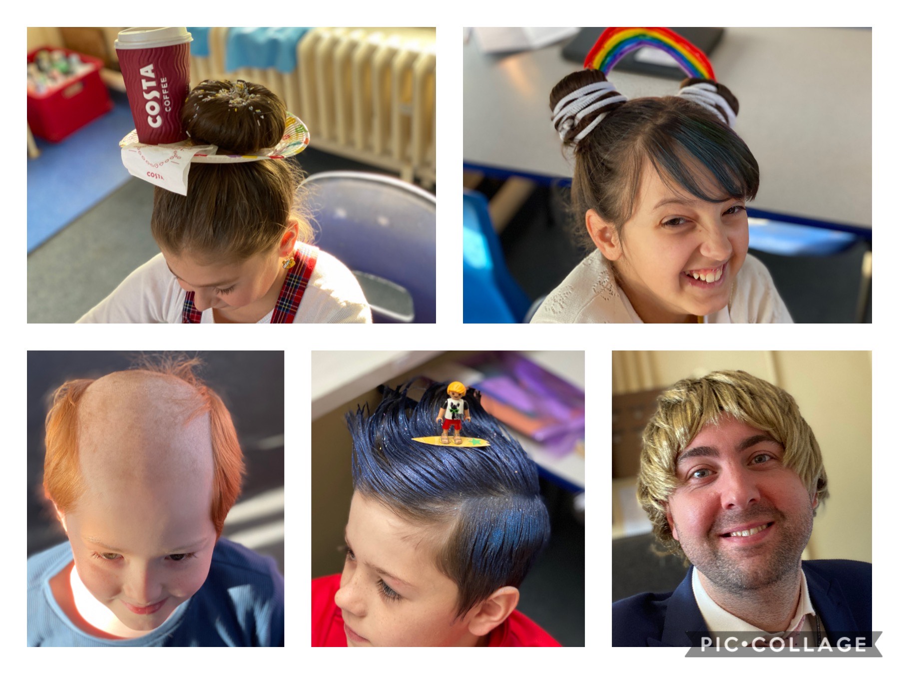 Crazy hair sales for boys